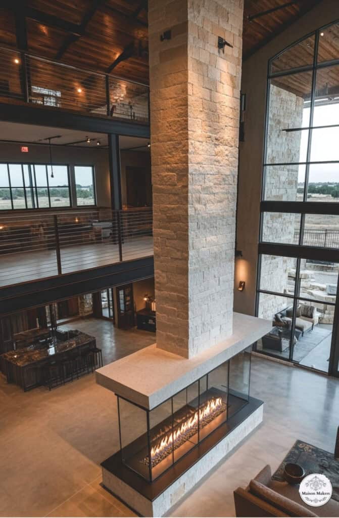 17 Stunning Barndominium Fireplace Ideas for a Cozy Home - Maison Maker