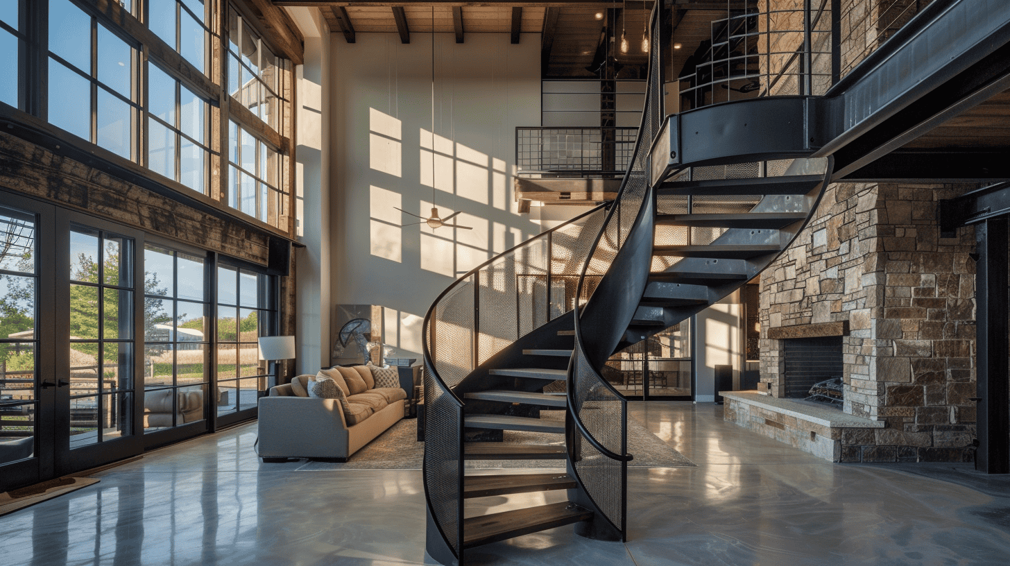 barndominium-finance-staircase