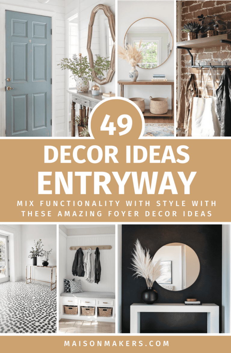 49 Trendy Entryway Ideas for a Stunning Home Makeover - Maison Maker