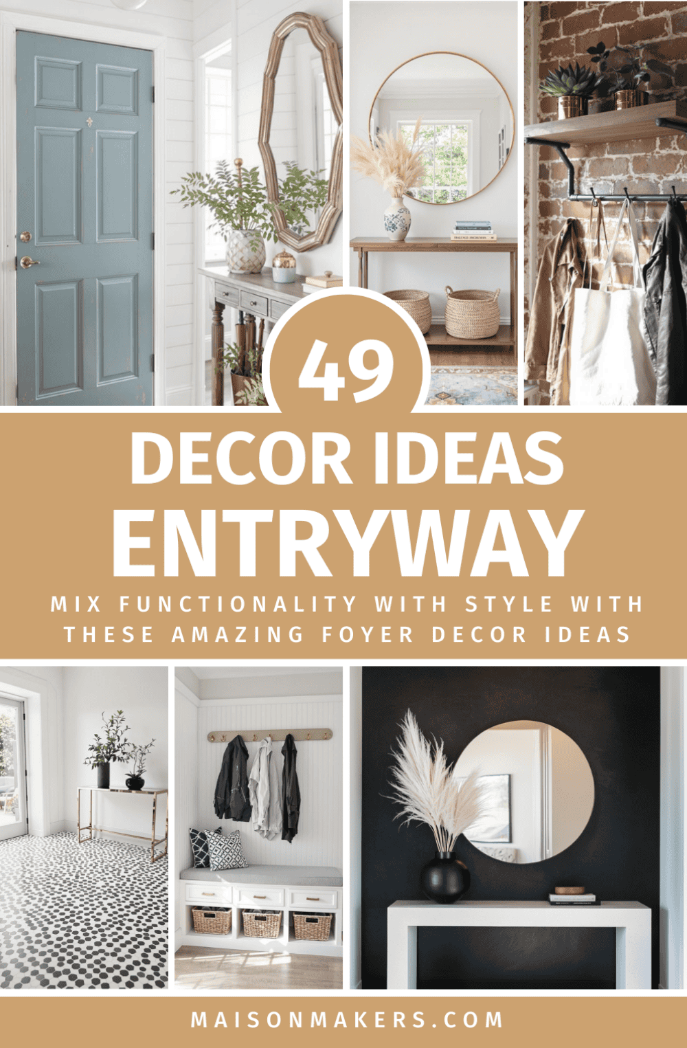 49 Trendy Entryway Ideas for a Stunning Home Makeover - Maison Maker