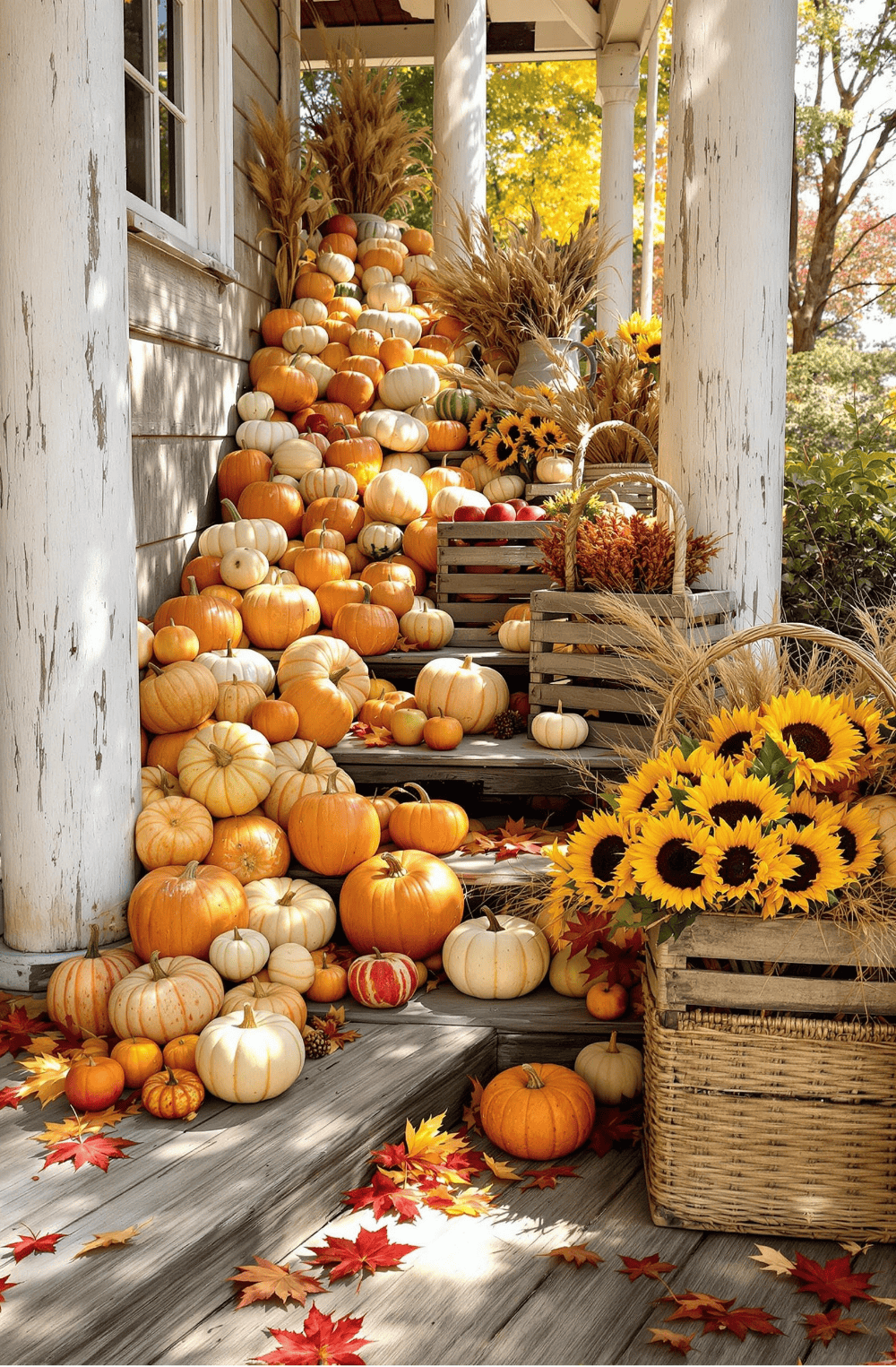 17 Creative Fall Front Porch Decor Styling Ideas - Maison Maker