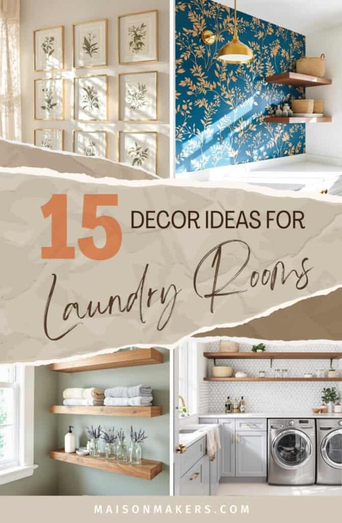 15 Chic Ideas for Elevating Laundry Room Decor - Maison Maker