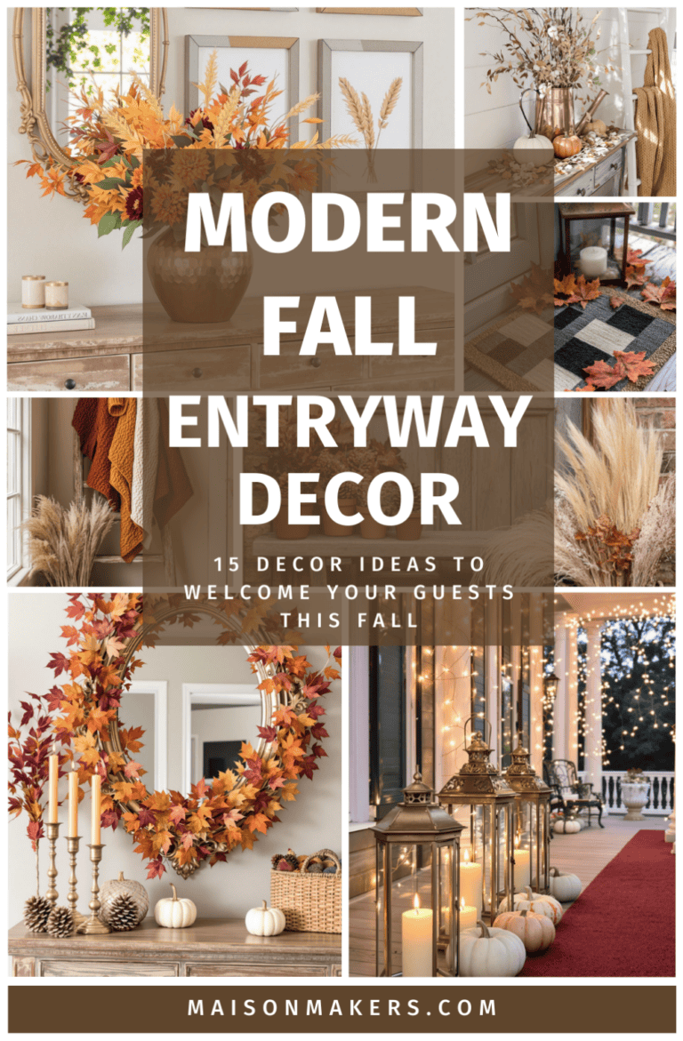 15 Must-Have Fall Entryway Decor Ideas for a Warm Welcome - Maison Maker