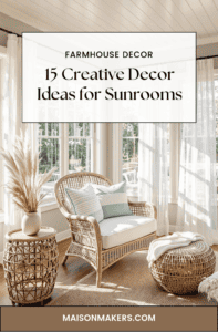 19 Cozy Small Sunroom Ideas: Top Tips for Design - Maison Maker