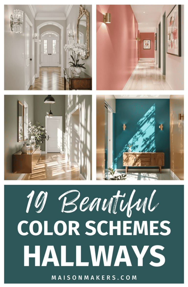 19 Stunning Hallway Colour Schemes to Transform Your Space - Maison Maker