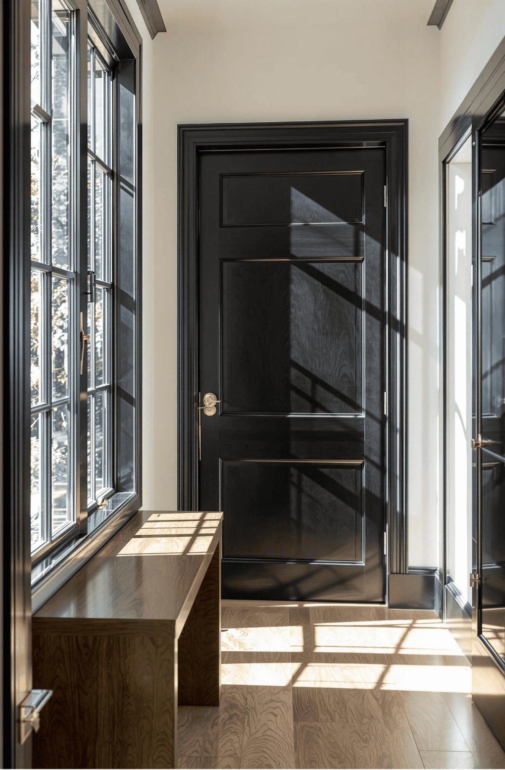 7 Tips for Creating a Chic Black Hallway to Wow Guests - Maison Maker