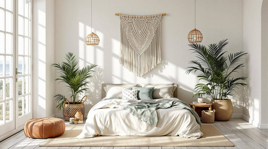 boho coastal bedroom inspiration