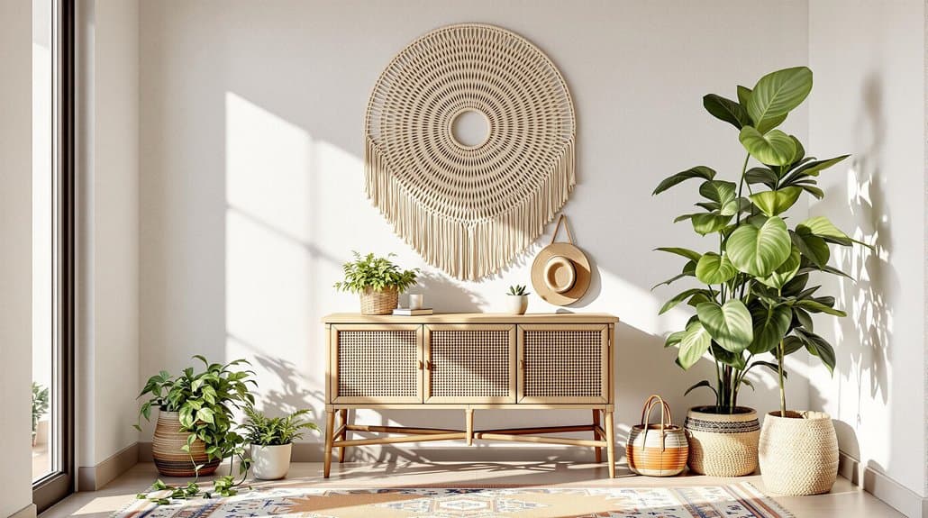 boho entryway design tips