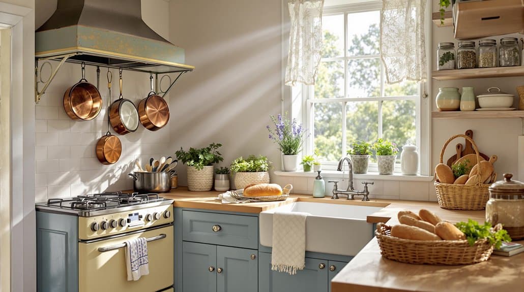 charming compact cottage kitchens
