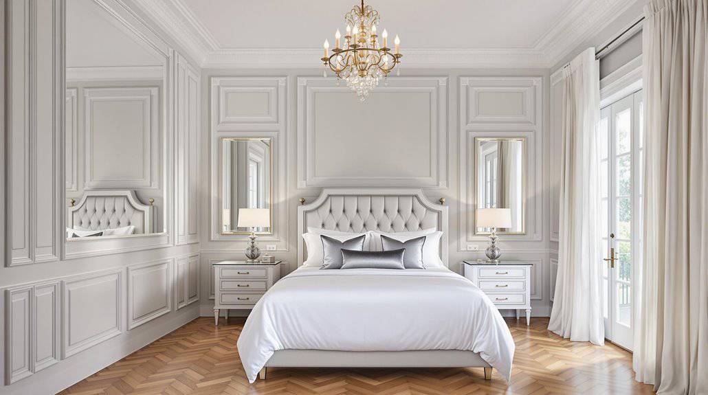 luxurious paneled bedroom designs