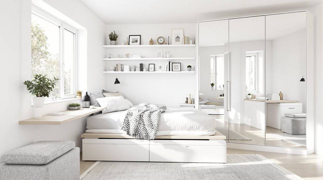 maximizing small bedroom space