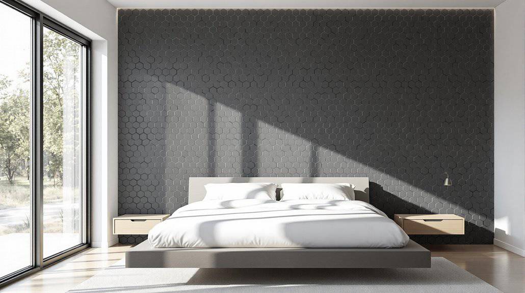 stunning bed accent walls