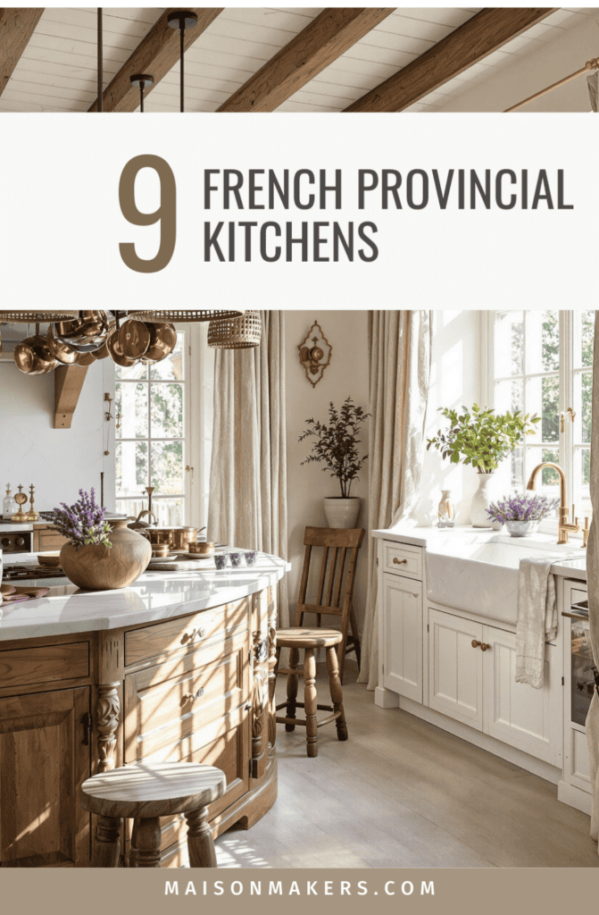 a kitchen with a large island in the middle of it