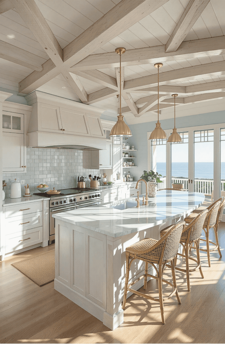 15 Coastal Kitchen Designs That Feel Like a Seaside Retreat - Maison Maker