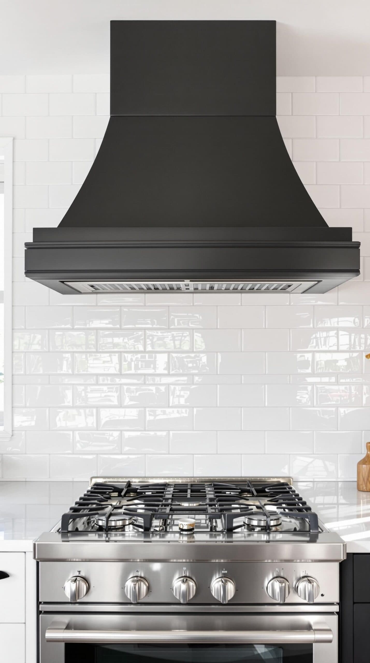a stove top oven sitting inside of a kitchen