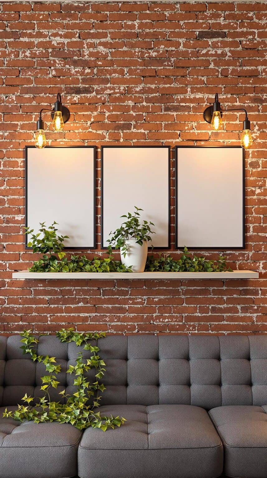 15 Creative Ideas for Decorating the Wall Behind Your Sofa - Maison Maker