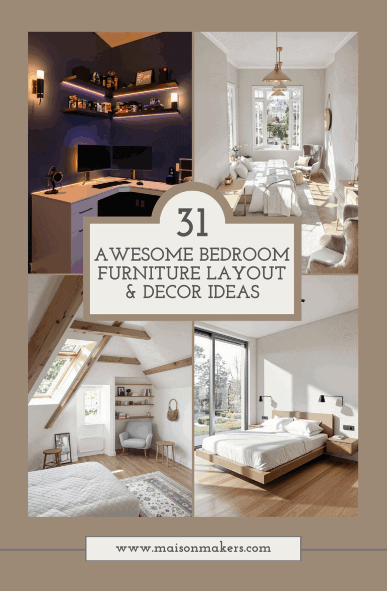 View of 31 Smart Bedroom Layout Ideas for Any Size Space - Maison Maker