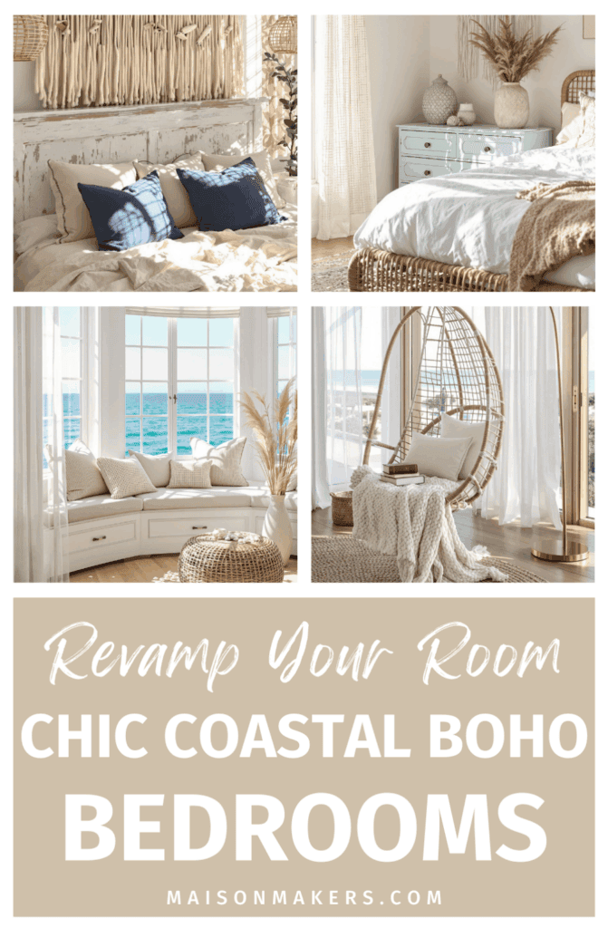 a collage of photos with the words remodel your room chic coastal